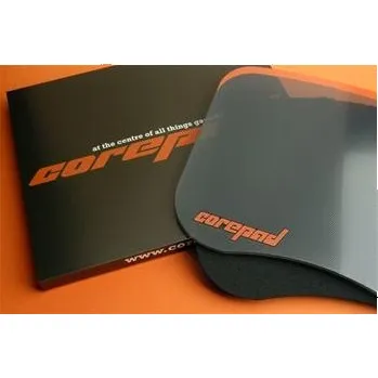 Podložka pod myš Podložka COREPAD Glass MousePad Black/Orange