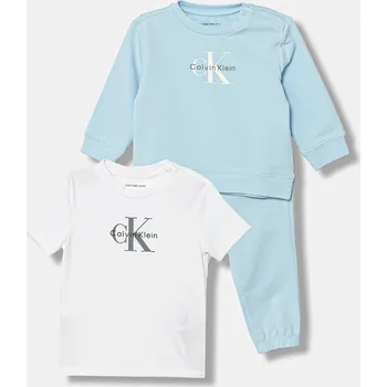 Kojenecká souprava Kojenecká sada Calvin Klein Jeans IN0IN00336.9BYA modrá 50X, vel. 74