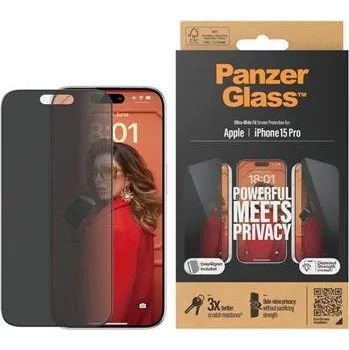 PanzerGlass Privacy ochranné sklo Apple iPhone 15 Pro