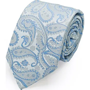 Kravata Hedvábná kravata Carlo Cardini - modrá 6138-K