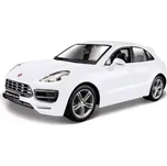 Porsche Macan model auta Bburago 1:24 bílé barvy