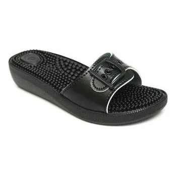 Dámské pantofle Santé SI/03C1 černé masážní pantofle Barva: Černá, Velikost: 37