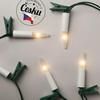 Žárovka Souprava Asteria bílá SV-16, 16 žárovek 14V/0,1A s bílým soklem