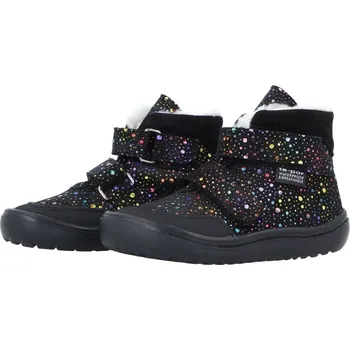 Chlapecká zimní obuv Jonap Zimní barefoot Jerry černá bublina - vlna Velikost: 26