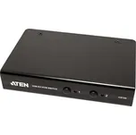 Aten CS-72D DataSwitch elektronický 2:1 (kláv.,DVI,myš,audio) USB, kabely