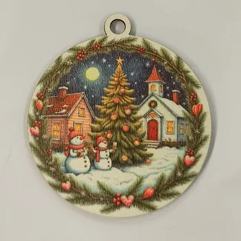 Vánoční dekorace Vánoční výřez baňka - vánoční obrázek č.9