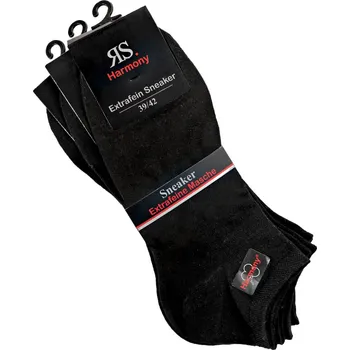 Pánské ponožky RS pánské jednobarevné letní sneaker elastické ponožky mix1 43-46