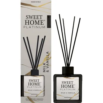 Aroma difuzér Sweet Home Platinum 100ml - MILK & VANILLA