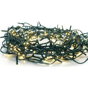 Venkovní osvětlení ACA Lighting 300 LED řetěz (po 10cm) s efekty, WW, 220-240V, IP44, 30m, zelený kabel X08300114