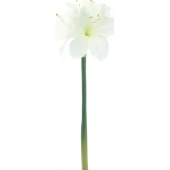 umělá květina C7.cz dekorace Amarylka větvička „Rabat“ 40 cm bílá