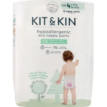 Plenkové kalhoty Plenkové Kalhotky Na Jedno Použití 4 (9-15 kg) Ekologická testovací sada Kit & Kin