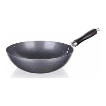 Pánev Banquet Pánev WOK s nepřilnavým povrchem GRANITE Grey 28cm