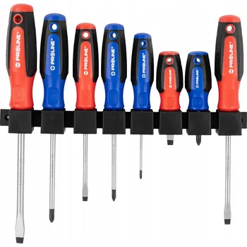 Šroubovák Sada šroubováků soft touch plochý křížový 8ks S2 HRC 59 magnet Proline