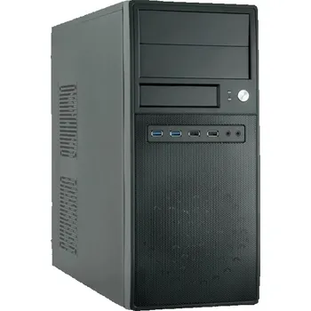 PC skříň Chieftec MidT CG-04B-OP 2x USB 3.0 2x USB 2.0 bez zdroje černý
