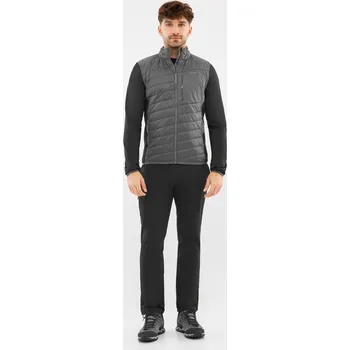 Pánská větrovka Pánská hybridní bunda Viking Zemu černá/šedá L