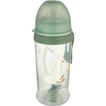 Kojenecká láhev Canpol babies Lahev Na Pití s brčkem a závažím, netekoucí, 350 ml GOOSE