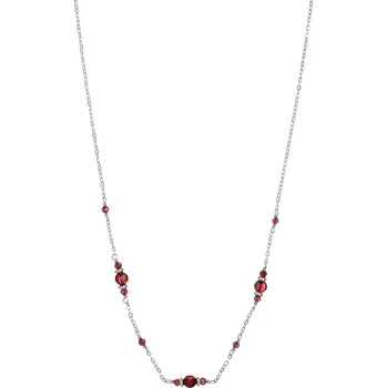 Náhrdelník Alisia Stříbrný náhrdelník s granátem AL4266-Argento-Granato + 2 měsíce na vrácení zboží
