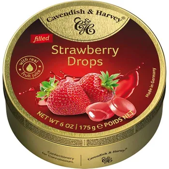 Bonbon Cavendish & Harvey Confectionery GmbH Cavendish & Harvey Filled Strawberry Drops 175g