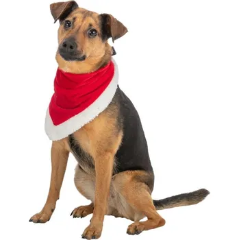 Obleček pro psa Trixie Vánoční šátek pro psa Sametový Xmas NECKERCHIEF Velikost: 75cm