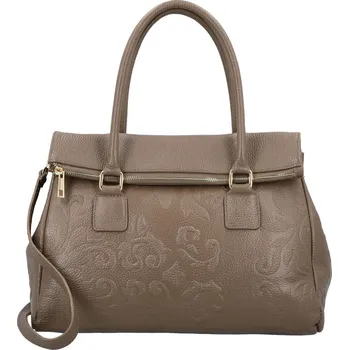 Kabelka Luxusní dámská kožená kabelka na rameno Florentina, taupe