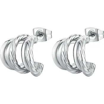 Šperk Náušnice Brosway Amy spletené kruhy