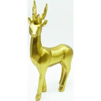 Vánoční dekorace ACA Lighting dekorace sob zlatá 25cm X156615