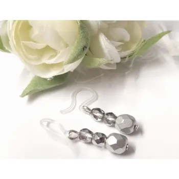 Náušnice Náušnice hypoalergenní stříbrné krystalky NAH015