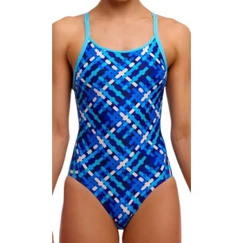 Dámské plavky FUNKITA Under Over Ladies Diamond Back One velikost: D 40 - EU