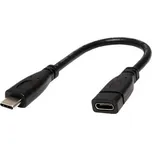 Roline USB 3.1 prodlužovací kabel, USB C(M) - USB C(F), 0,15m
