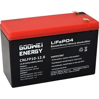 Trakční baterie GOOWEI ENERGY CNLFP10-12.8, LiFePO4, 12,8 V, 10 Ah