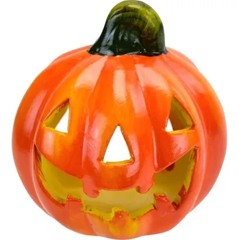 Svícen DOMMIO Dýně keramická smějící 10 × 12 cm