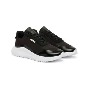 Dámské tenisky Sneakersy Calvin Klein Eva Runner Lace Up Mat Mix YW0YW02016 Černá 41