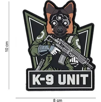 Nášivka 101 INC Nášivka 3D PVC K-9 Unit glow in the dark
