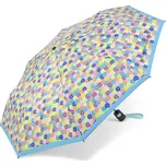 UNITED COLORS OF BENETTON Benetton deštník Skládací automatický Blooming Dots Blue Mini 28cm/95cm