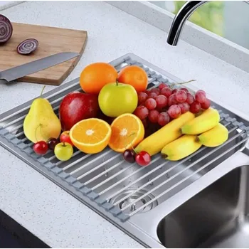 Odkapávač na nádobí Skládací odkapávač na nádobí a zeleniny / Sušák