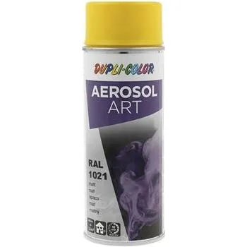Barva ve spreji Dupli-Color Aerosol Art sprej 400 ml žlutá hořčič.mat / RAL 1021