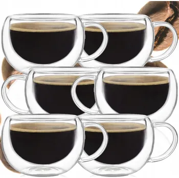 Sklenice Sklenice na kávu a čaj Springos 300 ml 6 ks