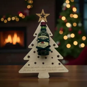 WT-darky Dárkové vánoční přání – dřevěný stromeček s Jameson