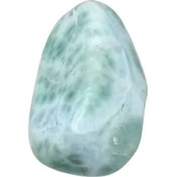 Přírodní kámen Larimar obří, tromlovaný 26 g,vhodný na výrobu šperku
