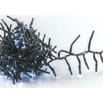 Venkovní osvětlení ACA Lighting 700 LED řetěz (po 5cm), CW, 220-240V + 8 programů, IP44, 11.5m, zelený kabel X087002122