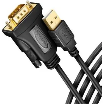 Datový kabel AXAGON ADS-1PQN, USB-A 2.0 - sériový RS-232 DB9-M FTDI adaptér / kabel 1.5m