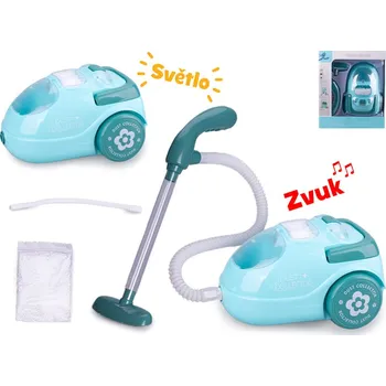 MikroTrading Vysavač 15cm na baterie se světlem a zvukem v krabičce