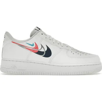 Pánské tenisky Nike Air Force 1 Low '07 Quadruple Swoosh White Navy Crimson 45.5