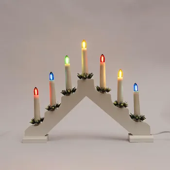 Exihand Adventní svícen 2262-210 HARLEKÝN, bílá