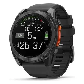 Chytré hodinky Garmin Fenix 8 51mm AMOLED Slate Gray Steel/Black Band