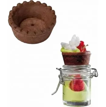 Forma na pečení Kakaové košíčky na tartaletky CAB102K 4,4 cm