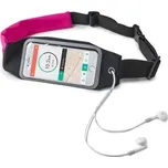 Sportovní neoprénové pouzdro CELLY RUNBDUO, velikost XXL pro telefony do 6,2", růžové