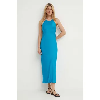 Dámské šaty Šaty Samsoe Samsoe SANJA F24200144 modrá 55X, vel. L