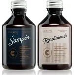 Curapil Men Curapil Men kondicionér s kofeinem 200 ml + Curapil Men kofeinový šampon pro muže pro podporu růstu vlasů 200 ml