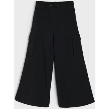 Sinsay - Kalhoty wide leg - černá - 817HB-99X - 817HB-99X-164